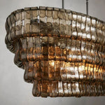 Amor Glass Oval Chandelier 54