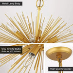 Starburst Chandelier 12-Light 24