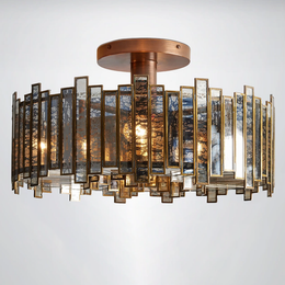 Palette Glass Ceiling Light 20''