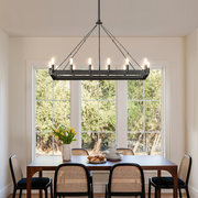 Camino Vintage Filament Rectangular Chandelier