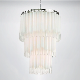 Sage 3-Tier Round Chandelier