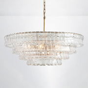 Eicho 4/5-Tier Glass Round Chandelier