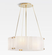 Solace Glass Round Chandelier 24‘’
