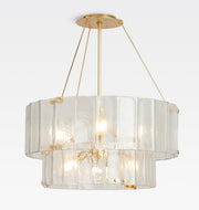 Solace Glass Round Chandelier 2-Tier 32''