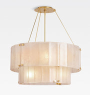 Solace Glass Round Chandelier 2-Tier 32''