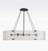 Solace Glass Linear Chandelier 48''