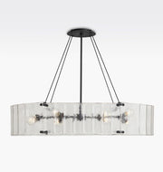 Solace Glass Linear Chandelier 48''