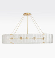 Solace Glass Linear Chandelier 60''