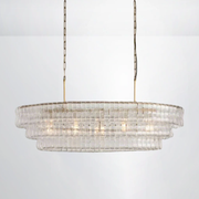 Eicho Glass Oval Chandelier
