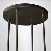 Rasey Milk Glass Round Chandelier
