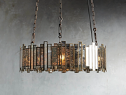 Palette Glass Round Chandelier
