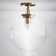 Capri Globe Flush Mount