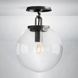 Capri Globe Flush Mount