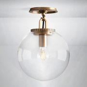 Capri Globe Flush Mount
