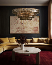 Eicho 4/5-Tier Glass Round Chandelier