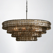 Eicho 4/5-Tier Glass Round Chandelier