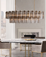 Clarity Oval Chandelier 51''63''72''