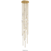 Glow Crystal Chandelier 21''