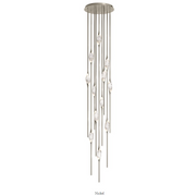 Glow Crystal Chandelier 21''