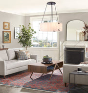 Solace Glass Round Chandelier 24‘’