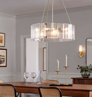 Solace Glass Round Chandelier 24‘’