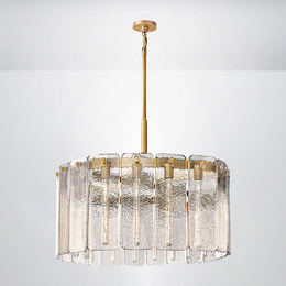 Elamette Glass Round Chandelier 36