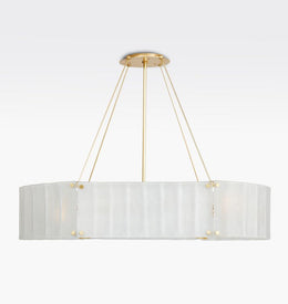 Solace Glass Linear Chandelier 48''