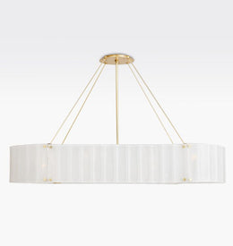 Solace Glass Linear Chandelier 60''