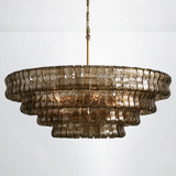 Eicho 4/5-Tier Glass Round Chandelier