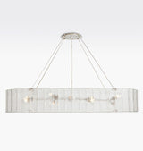Solace Glass Linear Chandelier 60''