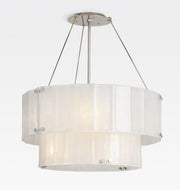 Solace Glass Round Chandelier 2-Tier 32''