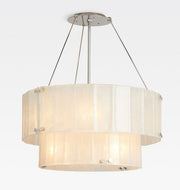 Solace Glass Round Chandelier 2-Tier 32''