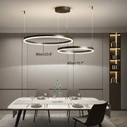 Kora Multi Rings Brown Chandelier