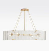 Solace Glass Linear Chandelier 48''
