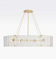 Solace Glass Linear Chandelier 48''
