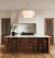 Solace Glass Round Chandelier 2-Tier 32''