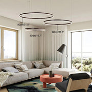 Kora Multi Rings Black Chandelier