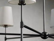 Orbit Round Chandelier 4/6 Light