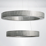 Curve 2-Tier Round Chandelier