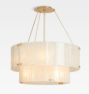 Solace Glass Round Chandelier 2-Tier 32''