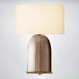 Bloom Amber Glass Table Lamp