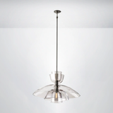 Bloom Clear Glass Cloche Grand Pendant