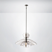 Bloom Clear Glass Cloche Grand Pendant