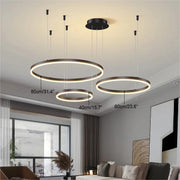 Kora Multi Rings Brown Chandelier