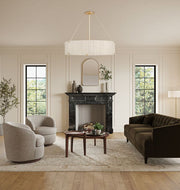 Solace Glass Round Chandelier 48''