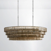 Eicho Glass Oval Chandelier