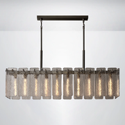 Elamette Glass Rectangular Chandelier 60
