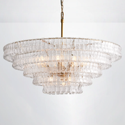Eicho 4/5-Tier Glass Round Chandelier
