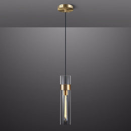 Glass Tube Pendant Light