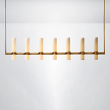 Rasey Milk Linear Glass Chandelier